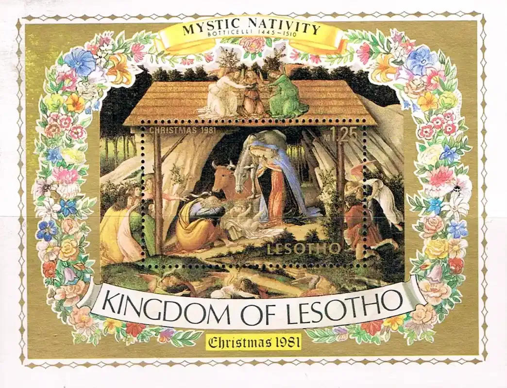 Lesotho 1981 Christmas/N.Rockwell (ss)-MNH(**) Lesotho 1981 Christmas/N.Rockwell (ss)-MNH(**)