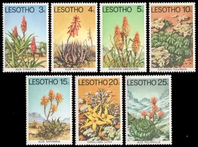 Lesotho 1977 Aloes and Succulents-MNH(**)