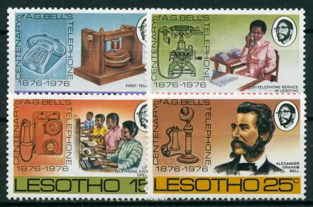 Lesotho 1976 Telephone Centenary (Alexander Bell)-MNH(**)