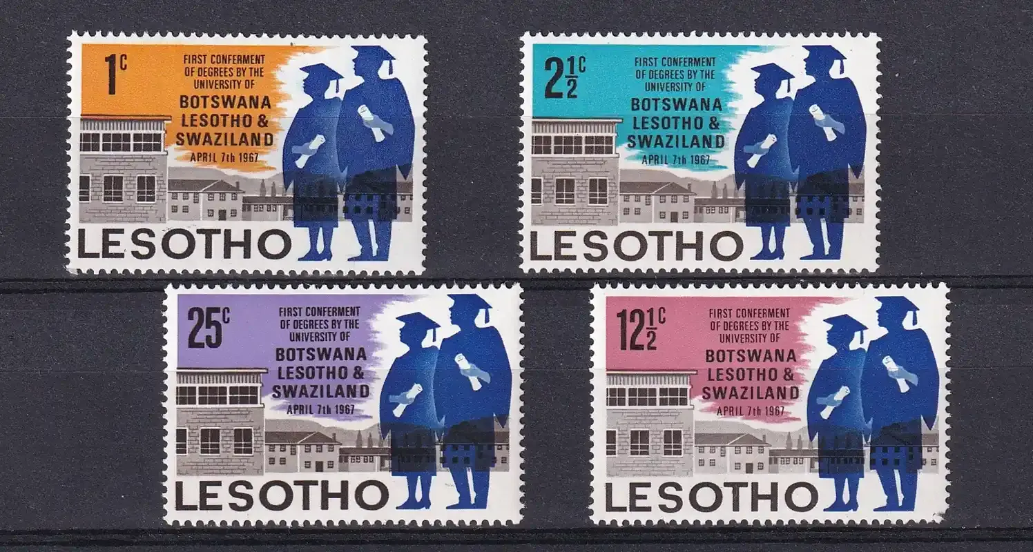 Lesotho 1967 University Degree Conferment-MNH(**)