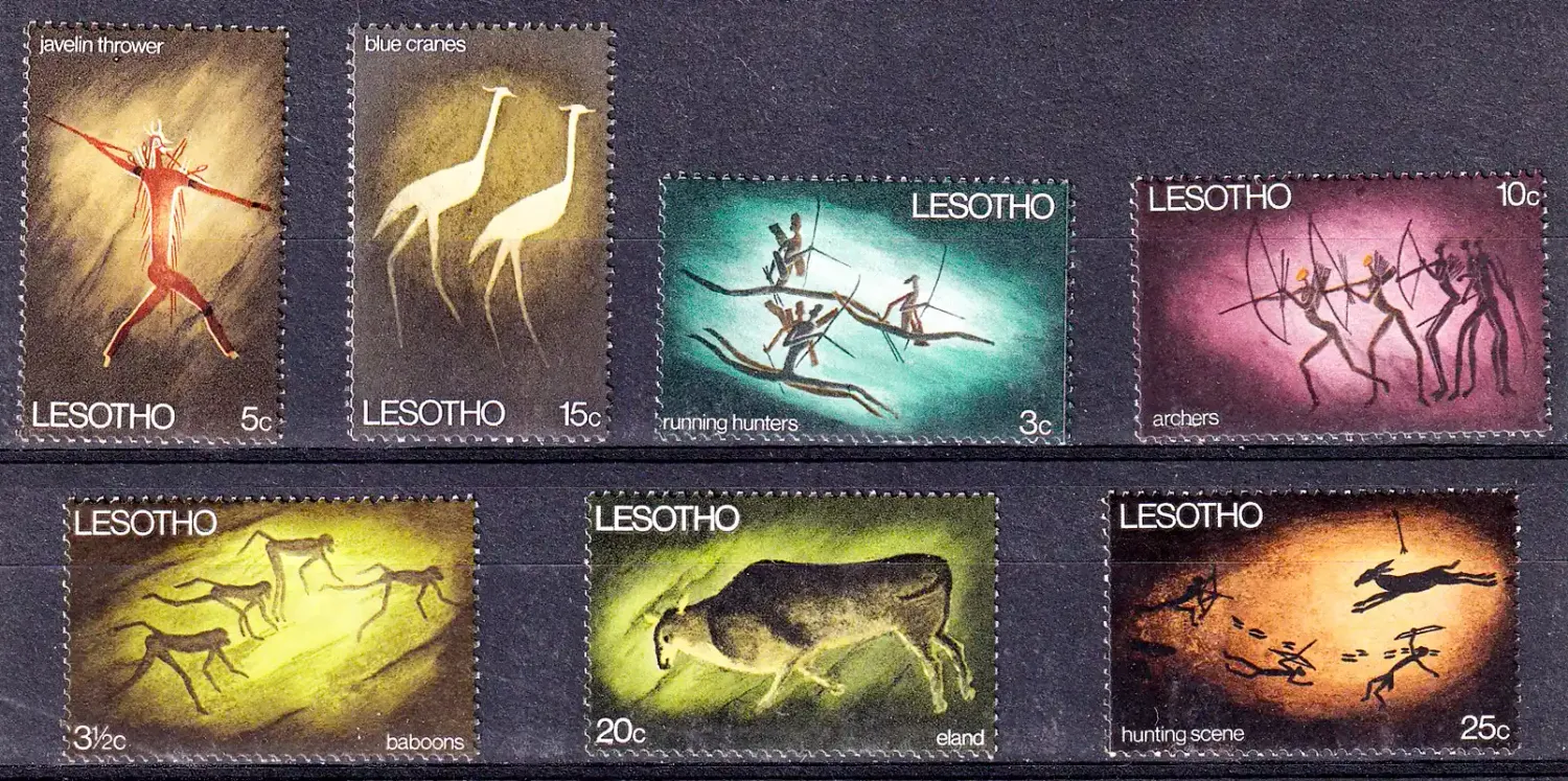 Lesotho 1968 Rock Paintings-MNH(**)