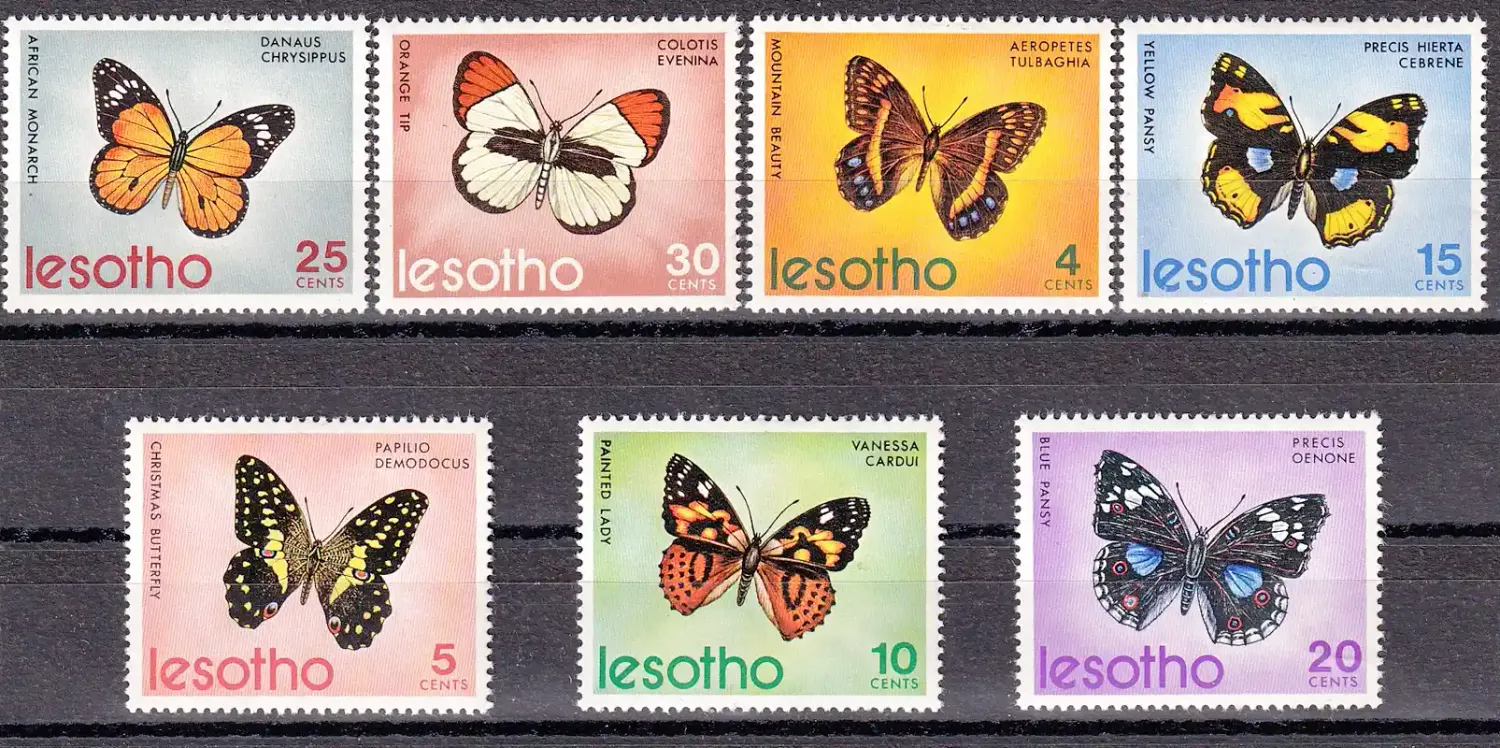 Lesotho 1973 Butterflies-MNH(**)
