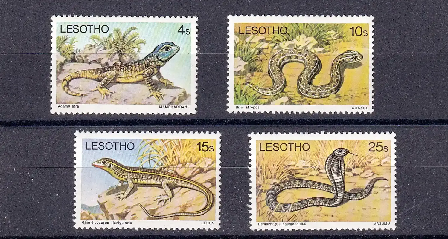 Lesotho 1979 Reptiles (wmk)-MNH(**)