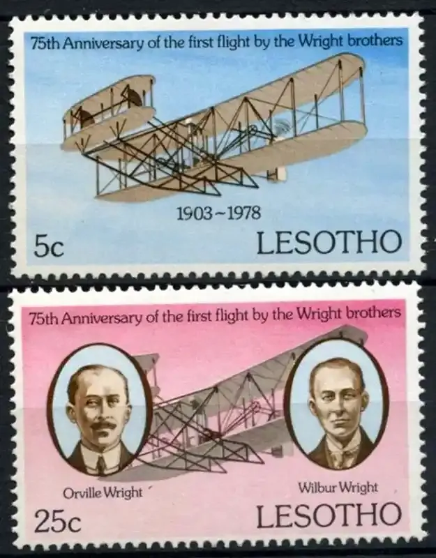 Lesotho 1978 Powered Flight Anniversary-MNH(**)
