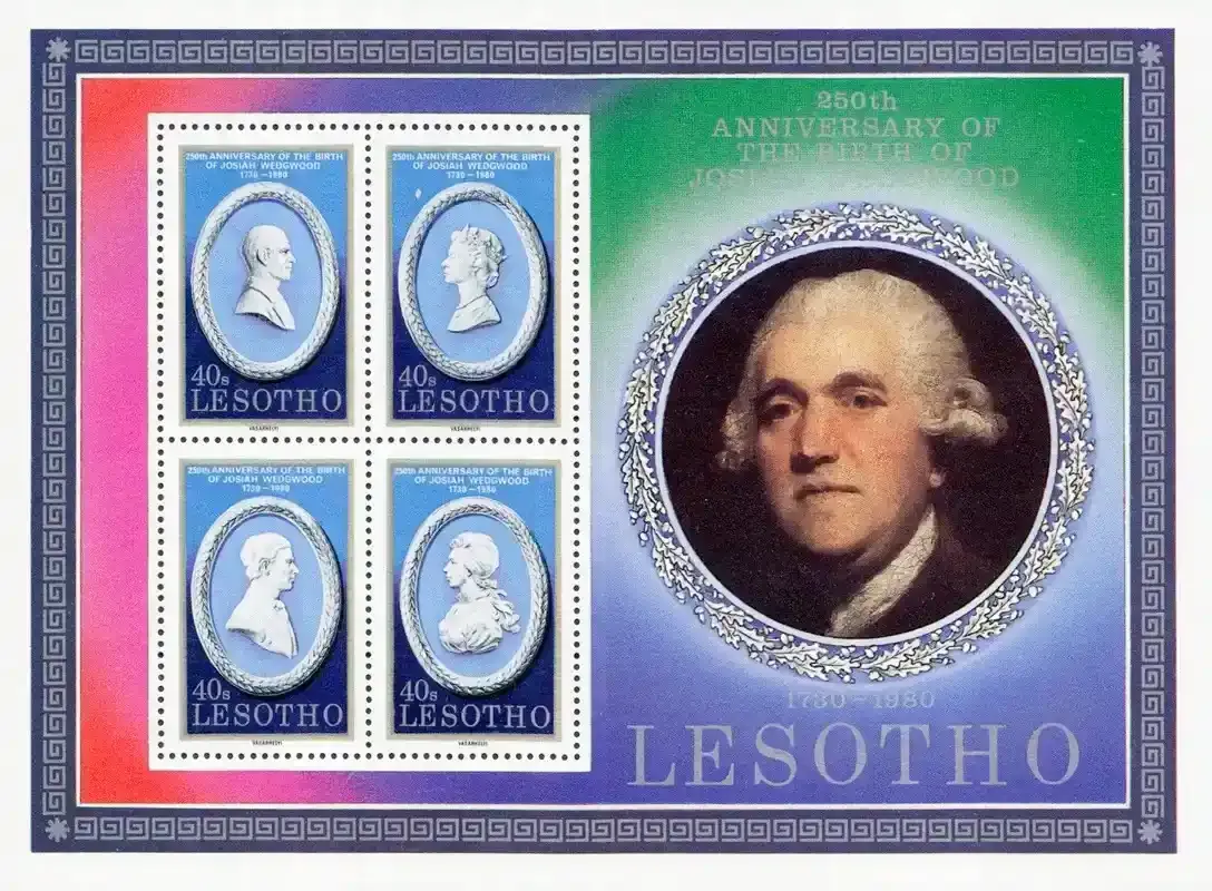 Lesotho 1980 Anniv of the Birth of Josiah Wedgwood, 1730-1795 (ss/4v)-MNH(**)