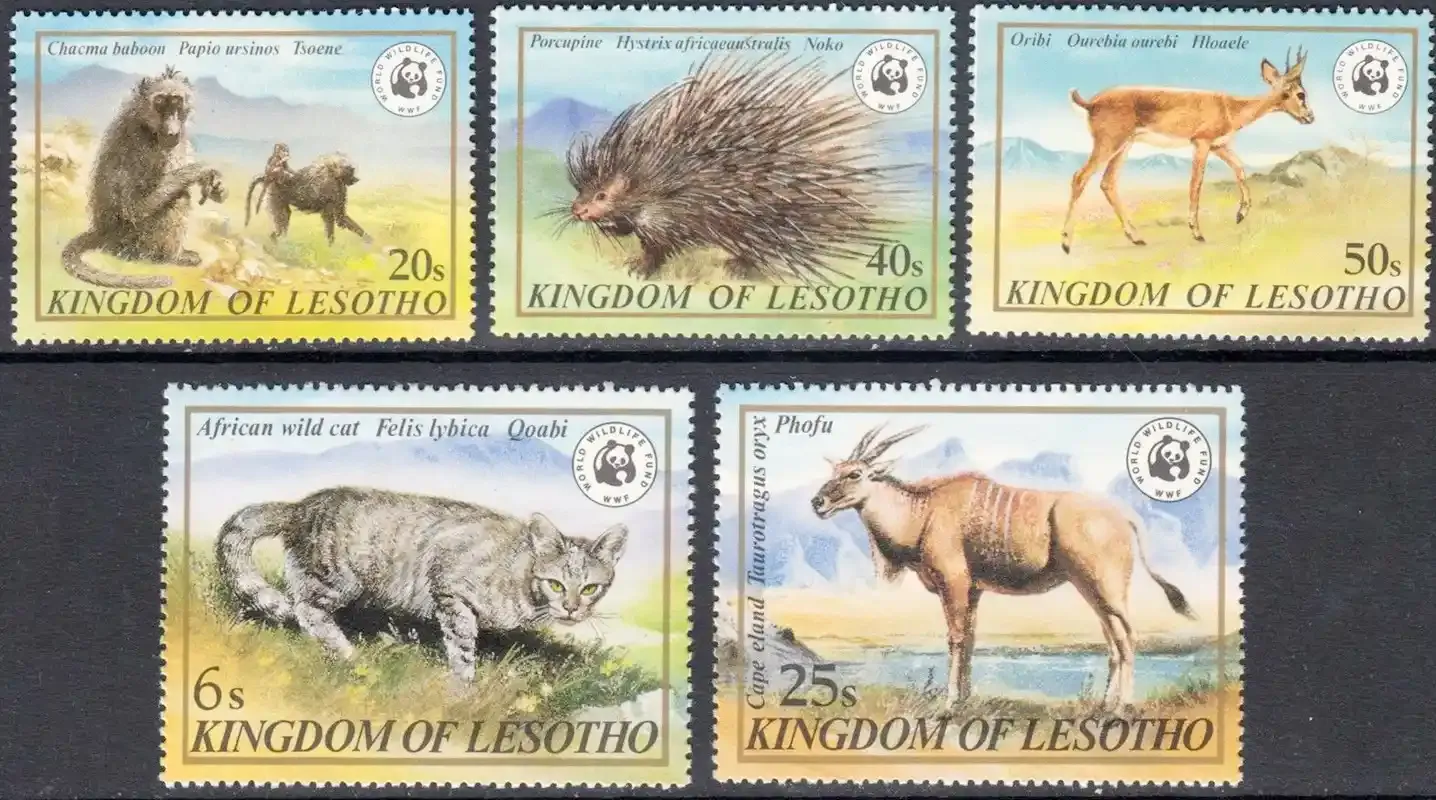 Lesotho 1982 WWF/Wildlife-MNH(**)