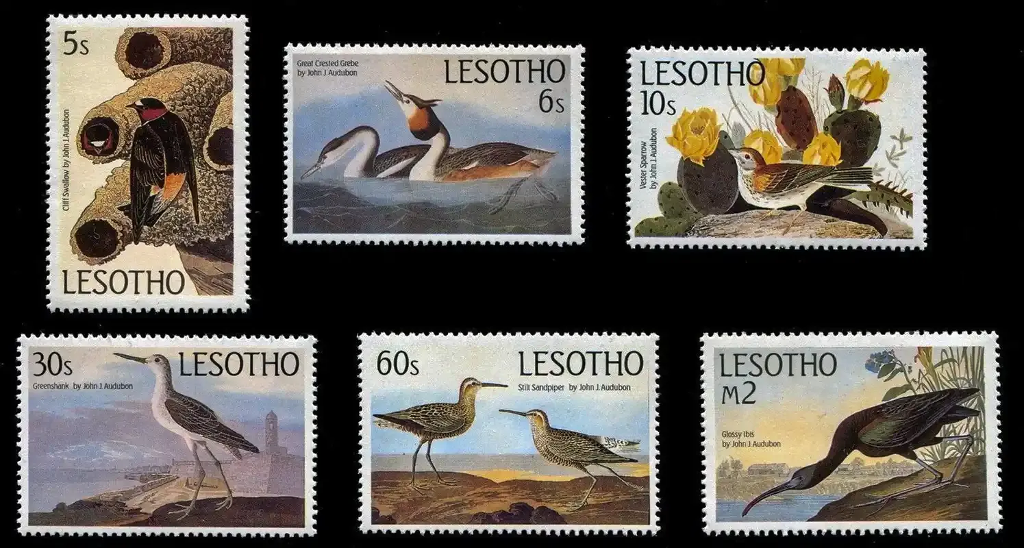Lesotho 1985 J.Audubon/Birds-MNH(**)