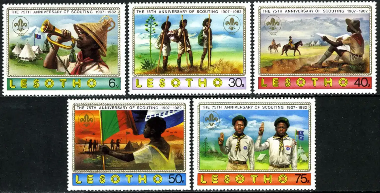 Lesotho 1982 Boy Scouts-MNH(**)