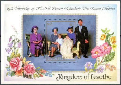Lesotho 1985 Life &amp; Times of Queen Mother (ss)-MNH(**)