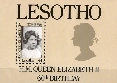 Lesotho 1986 QEII 60th Birthday (ss)-MNH(**)