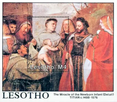 Lesotho 1988 Famous Paintings (ss)-MNH(**) Lesotho 1988 Famous Paintings (ss)-MNH(**)