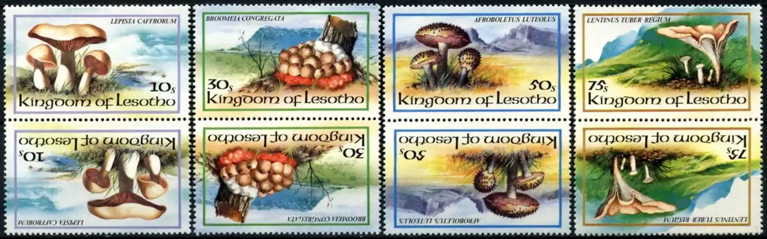 Lesotho 1983 Mushrooms (Pairs)-MNH(**)