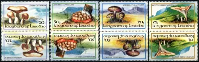 Lesotho 1983 Mushrooms (Pairs)-MNH(**)