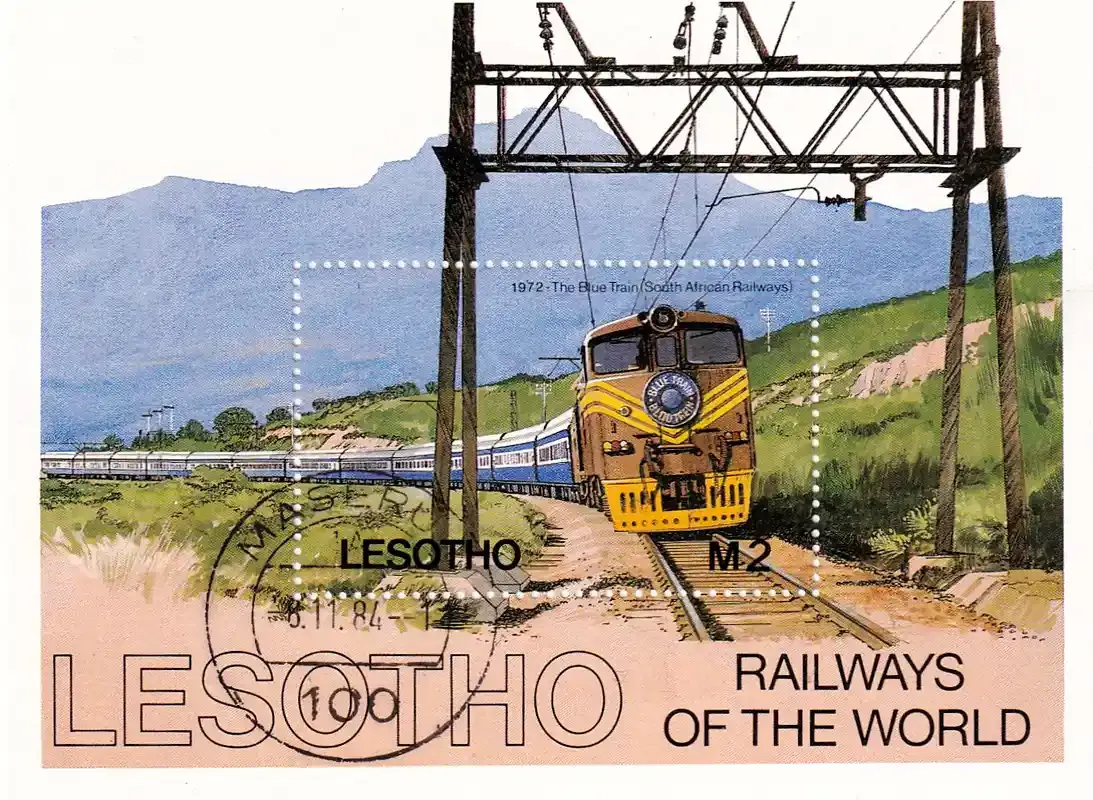 Lesotho 1984 Railways of the World (ss)-CTO