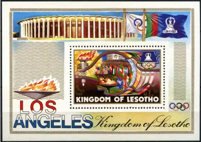 Lesotho 1984 Los Angeles Olympic Games (ss)-MNH(**)