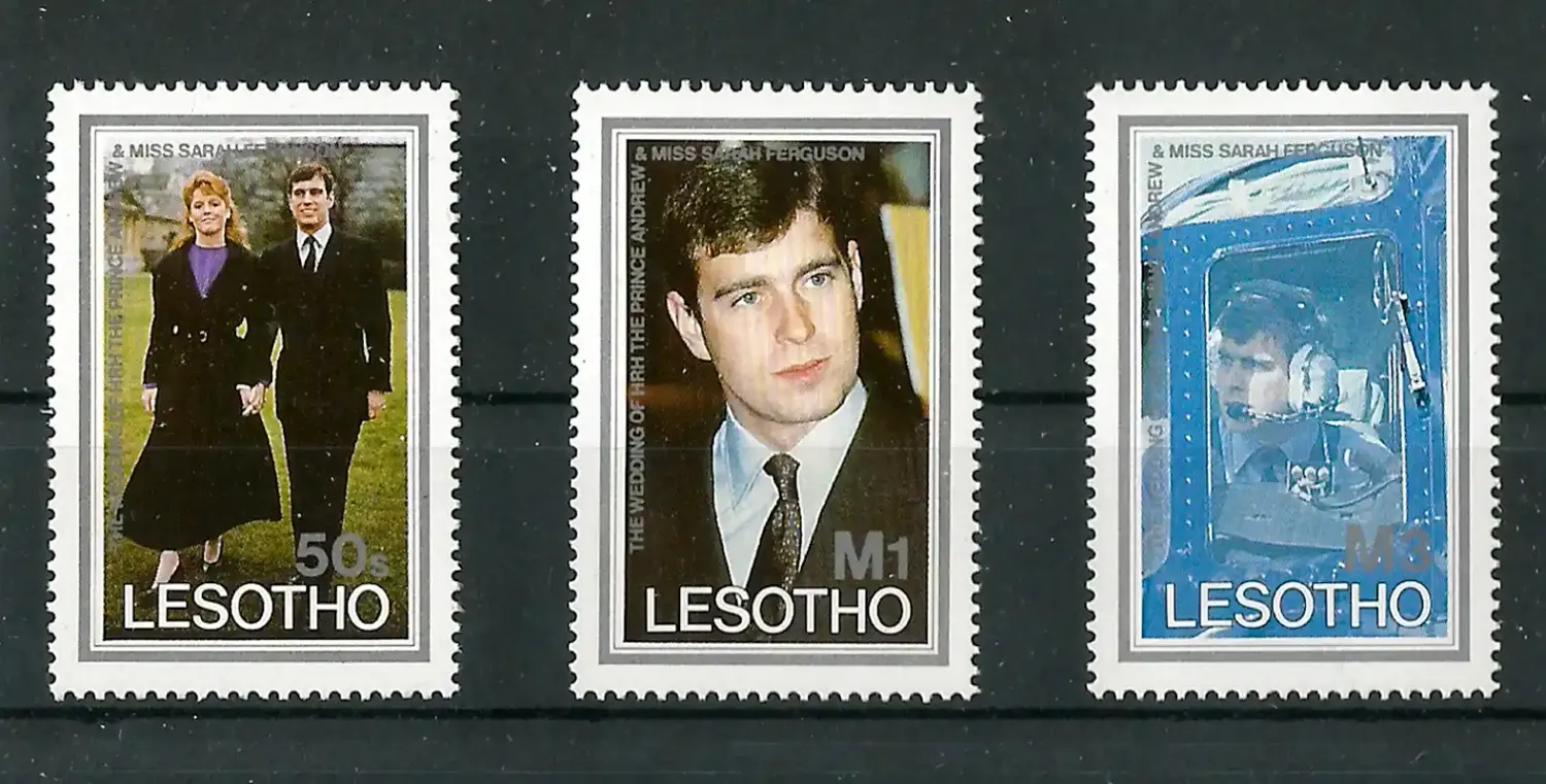 Lesotho 1986 Sarah & Andrew Wedding-MNH(**) Lesotho 1986 Sarah & Andrew Wedding-MNH(**)