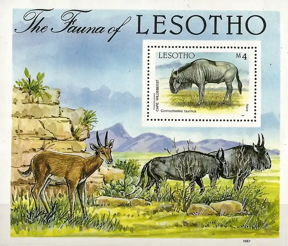 Lesotho 1987 Local Fauna/Mammals (ss)-MNH(**)
