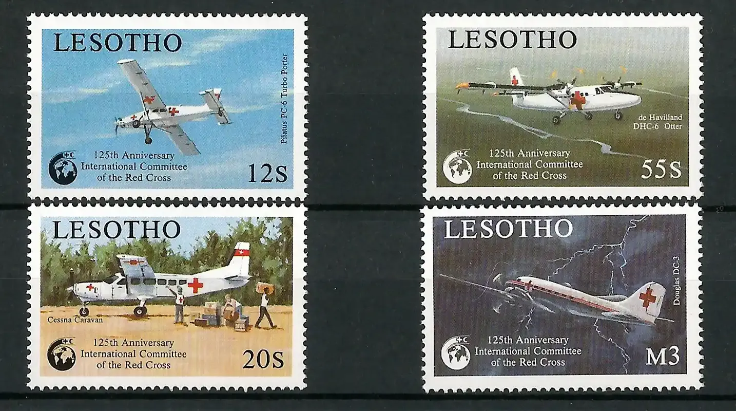 Lesotho 1989 Red Cross-MNH(**) Lesotho 1989 Red Cross-MNH(**)