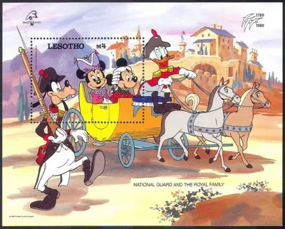 Lesotho 1989 PHILEXFRANCE '89/Disney (ss #1)-MNH(**) Lesotho 1989 PHILEXFRANCE '89/Disney (ss #1)-MNH(**)