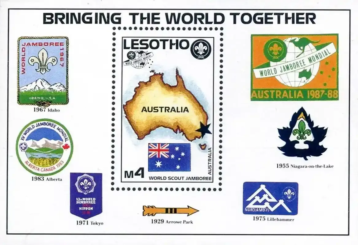 Lesotho 1987 Scout Jamboree : Australia (ss)-MNH(**)