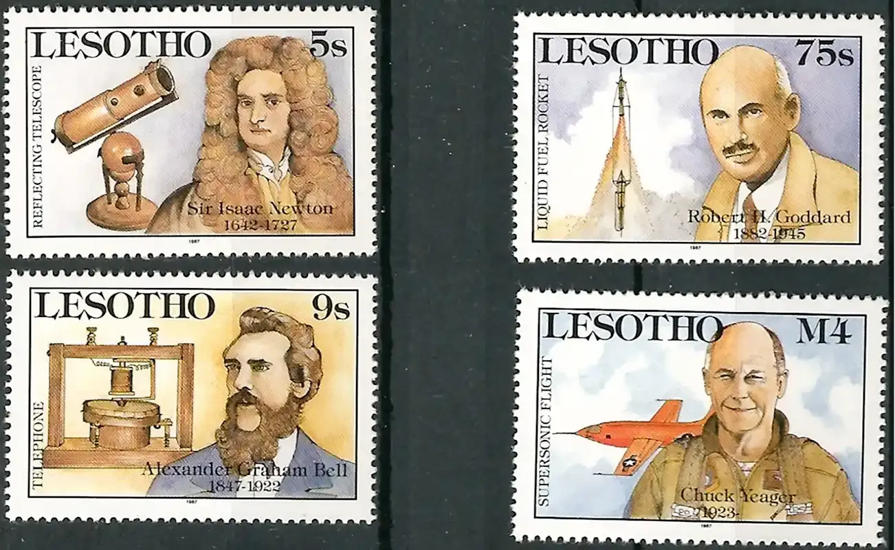 Lesotho 1987 Great Scientific Discoveries-MNH(**) Lesotho 1987 Great Scientific Discoveries-MNH(**)