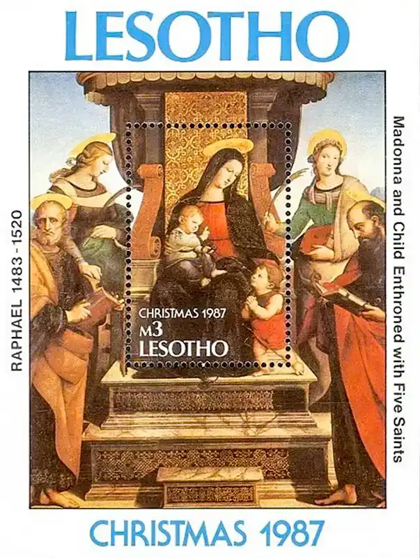 Lesotho 1987 Christmas (ss)-MNH(**)
