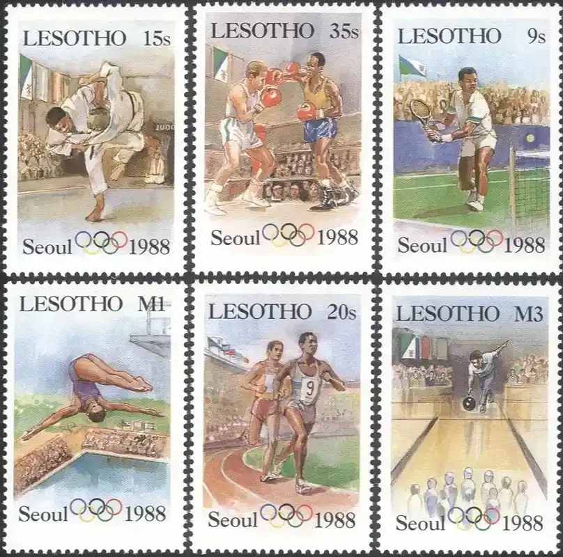 Lesotho 1987 Seoul Olympic Games #1-MNH(**)
