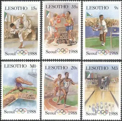 Lesotho 1987 Seoul Olympic Games #1-MNH(**)