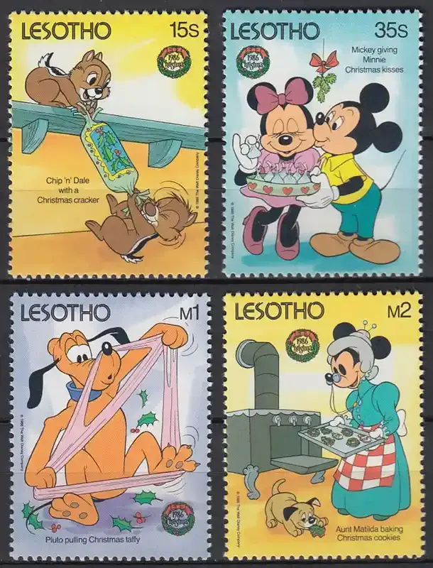Lesotho 1986 Christmas/Disney-MNH(**) Lesotho 1986 Christmas/Disney-MNH(**)