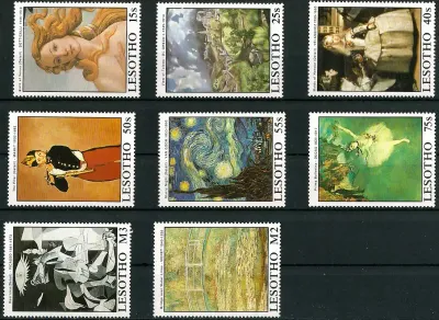 Lesotho 1988 Famous Paintings-MNH(**) Lesotho 1988 Famous Paintings-MNH(**)