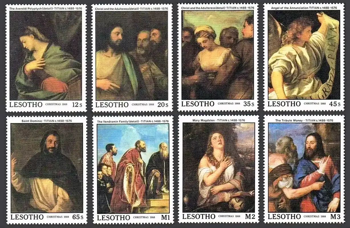 Lesotho 1988 Christmas/Titian-MNH(**)