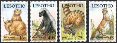 Lesotho 1988 Small Mammals-MNH(**) Lesotho 1988 Small Mammals-MNH(**)