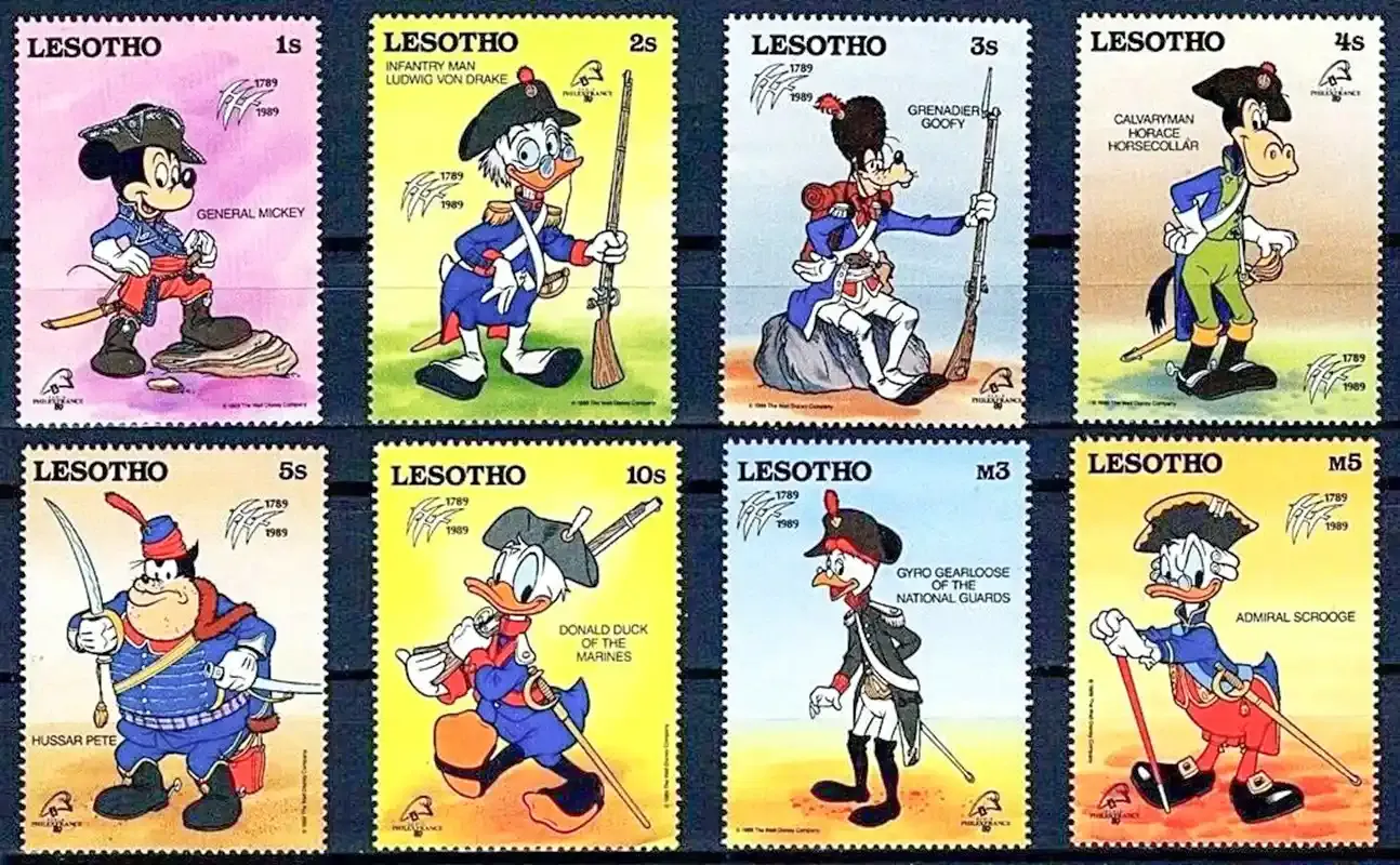 Lesotho 1989 PHILEXFRANCE '89/Disney-MNH(**) Lesotho 1989 PHILEXFRANCE '89/Disney-MNH(**)