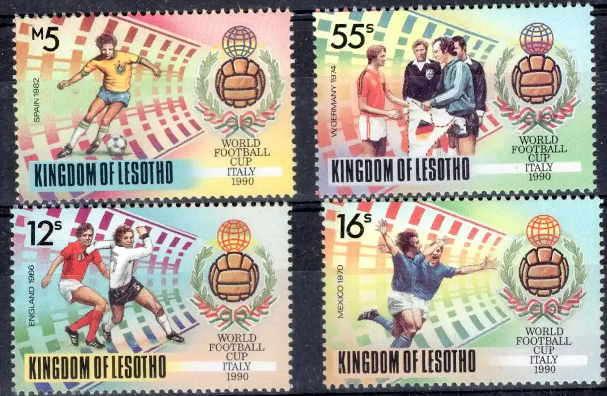 Lesotho 1989 World Cup Soccer-MNH(**) Lesotho 1989 World Cup Soccer-MNH(**)