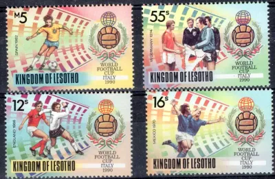 Lesotho 1989 World Cup Soccer-MNH(**)