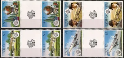 Lesotho 1983 Manned Flight Bicentenary (Gutter Pairs)-MNH(**)