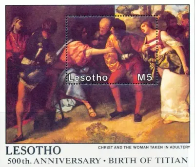 Lesotho 1988 Christmas/Titian (ss)-MNH(**) Lesotho 1988 Christmas/Titian (ss)-MNH(**)
