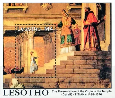 Lesotho 1988 Famous Paintings (ss)-MNH(**) Lesotho 1988 Famous Paintings (ss)-MNH(**)