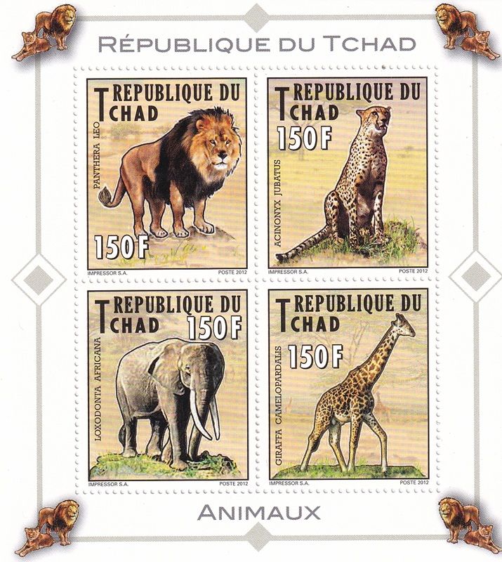 Chad 2012 Fauna - Animals-MNH(**)