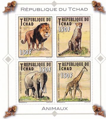 Chad 2012 Fauna - Animals-MNH(**)