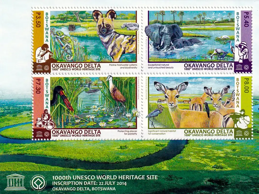 Botswana 2015 Animals of the Okavango Delta - UNESCO World Heritage Site. MNH