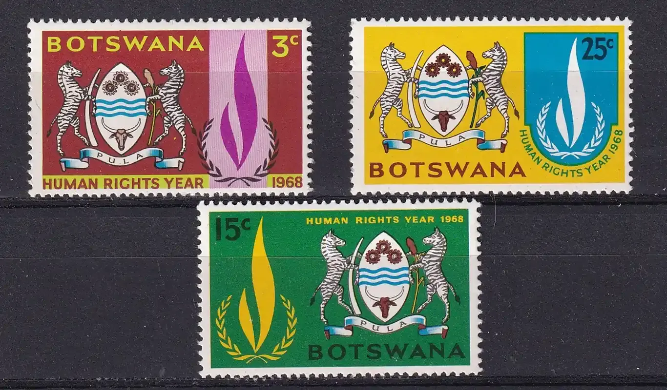 Botswana 1968 Human Rights Year-MNH(**)