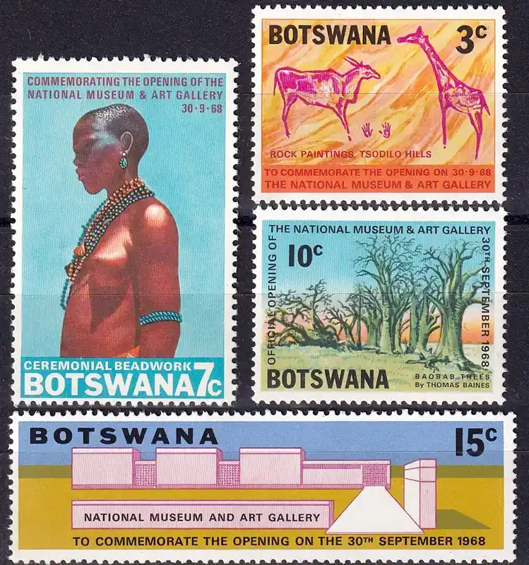 Botswana 1968 National Museum &amp; Art Gallery-MNH(**)