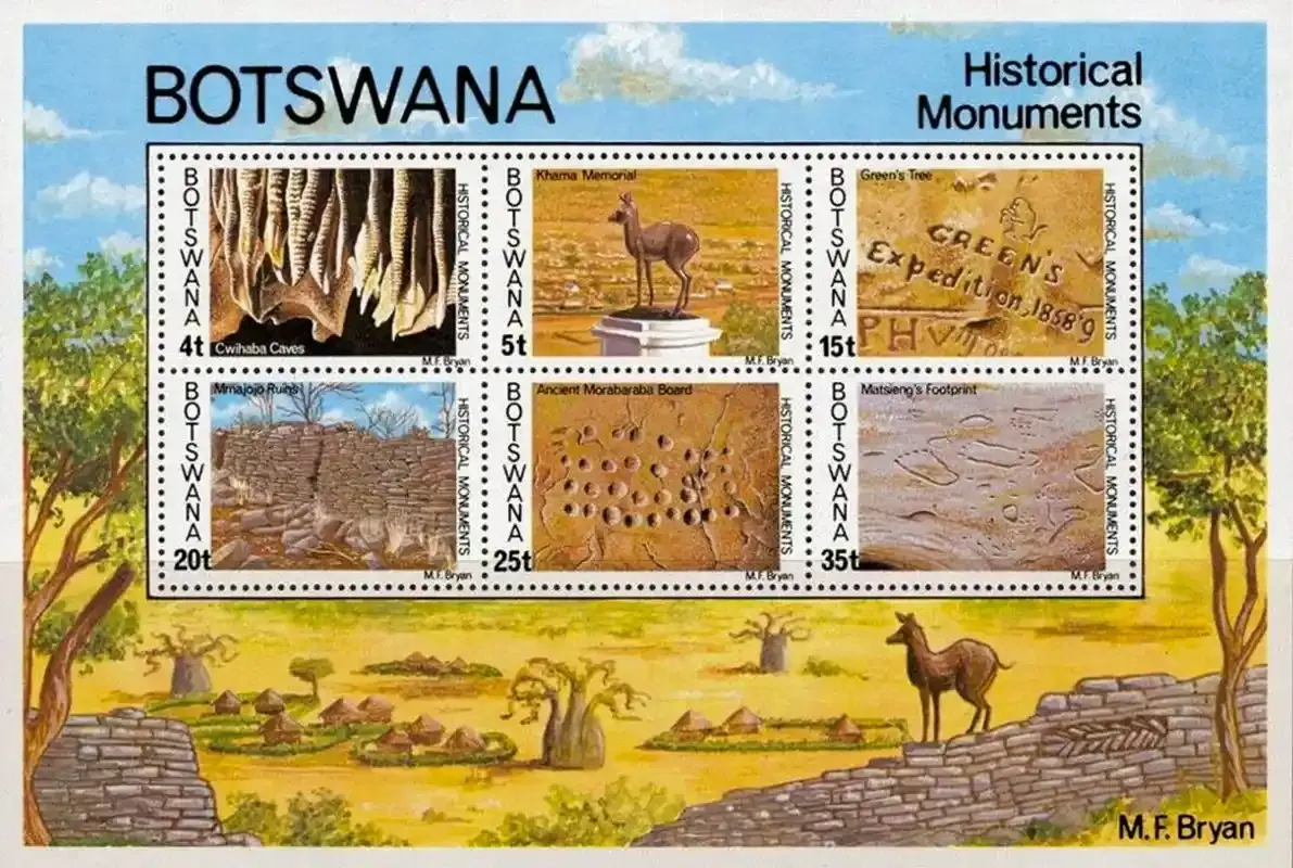 Botswana 1977 Historic Monuments (ss/6v)-MNH(**)