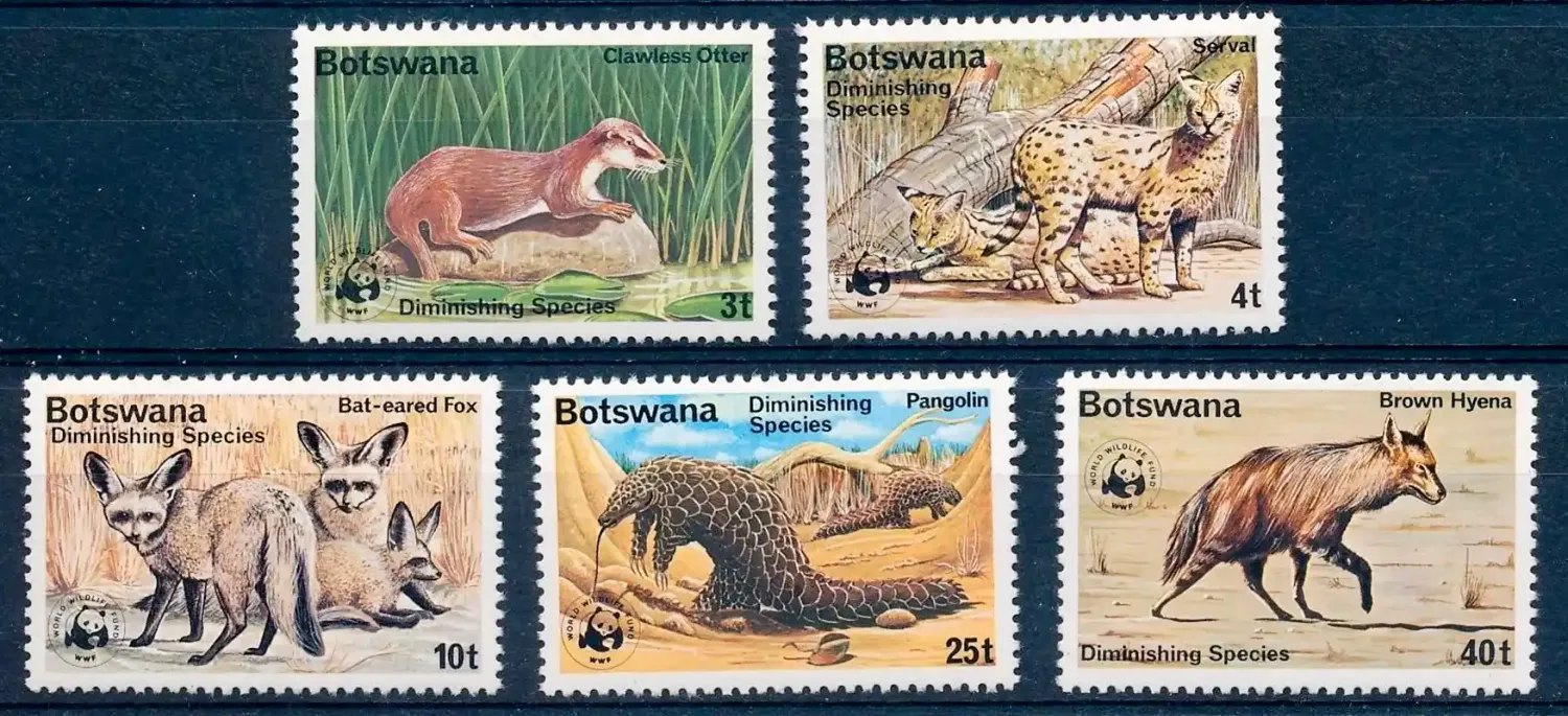 Botswana 1977 WWF/Wildlife-MNH(**)