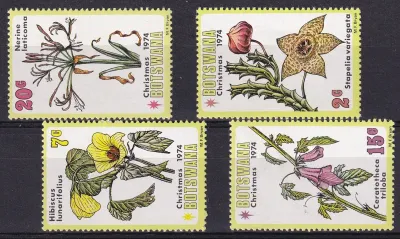 Botswana 1974 Christmas/Flowers-MNH(**)