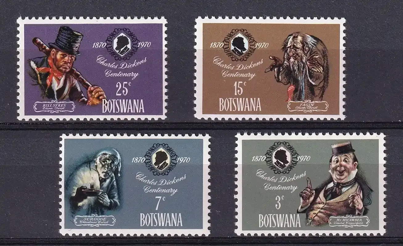 Botswana 1970 C.Dickens-MNH(**) Botswana 1970 C.Dickens-MNH(**)