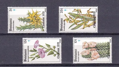 Botswana 1978 Christmas/Flowers-MNH(**)