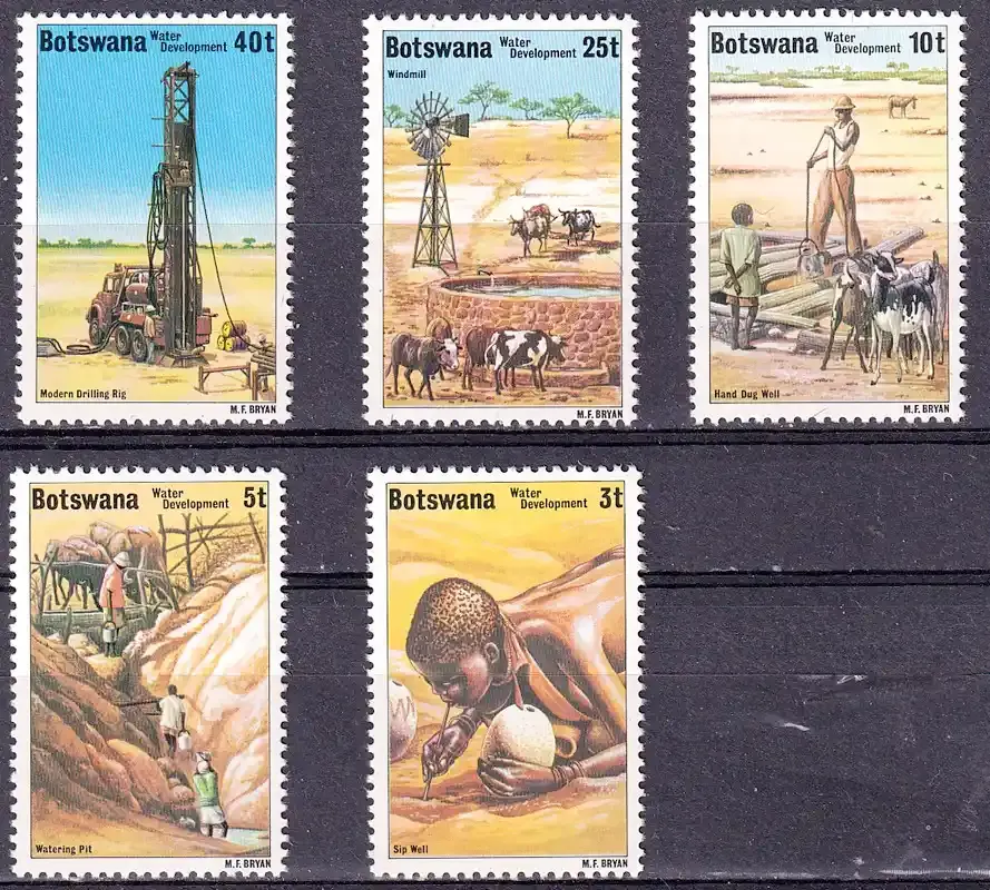 Botswana 1979 Water Development-MNH(**)