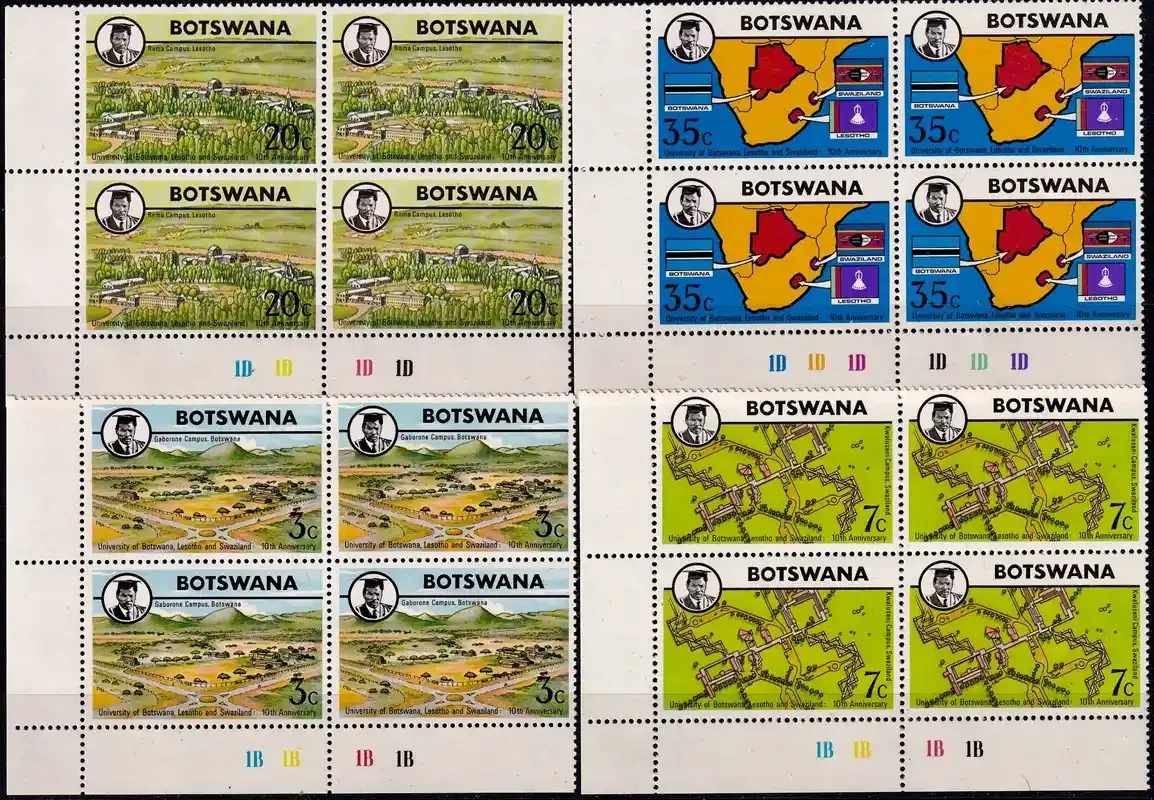 Botswana 1974 University Anniversary (C/Blocks)-MNH(**)